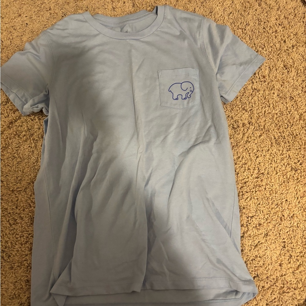 Blue Kids T-Shirt with Elephant Logo